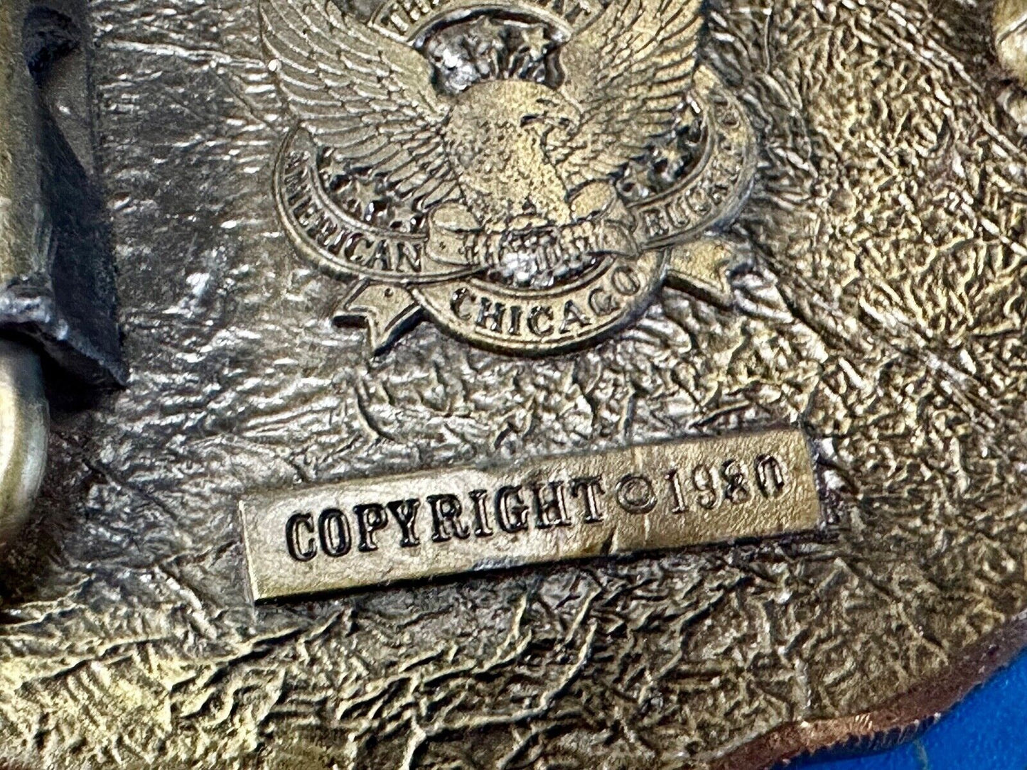 Americas Great Farmland vintage 1980 Great American vintage belt buckle Co