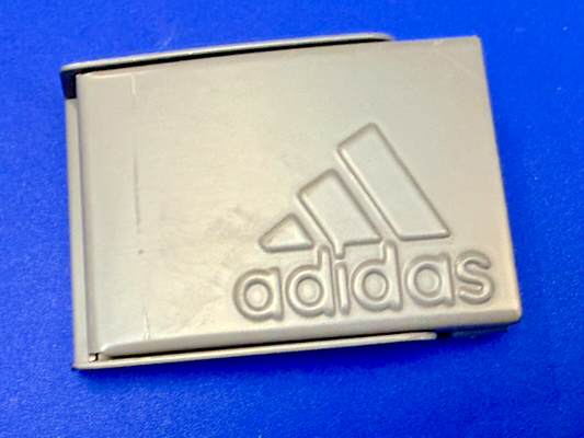 Adidas Logo Golf Reversible Web Gray Color Belt Buckle