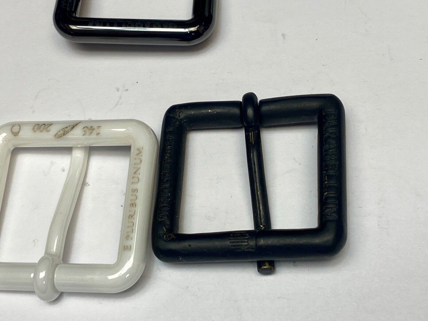 3 Color Lot Parabellum Peacemaker E Pluribus Unum 003 145 Ceramic Belt Buckles 