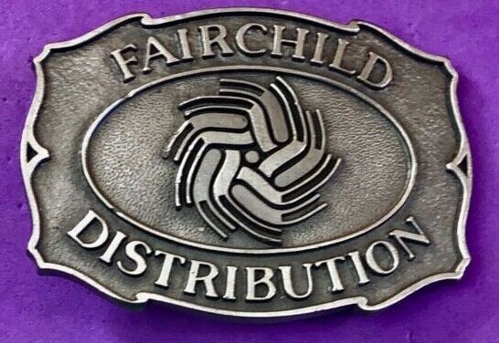 Vintage Fairchild Distribution belt buckle 