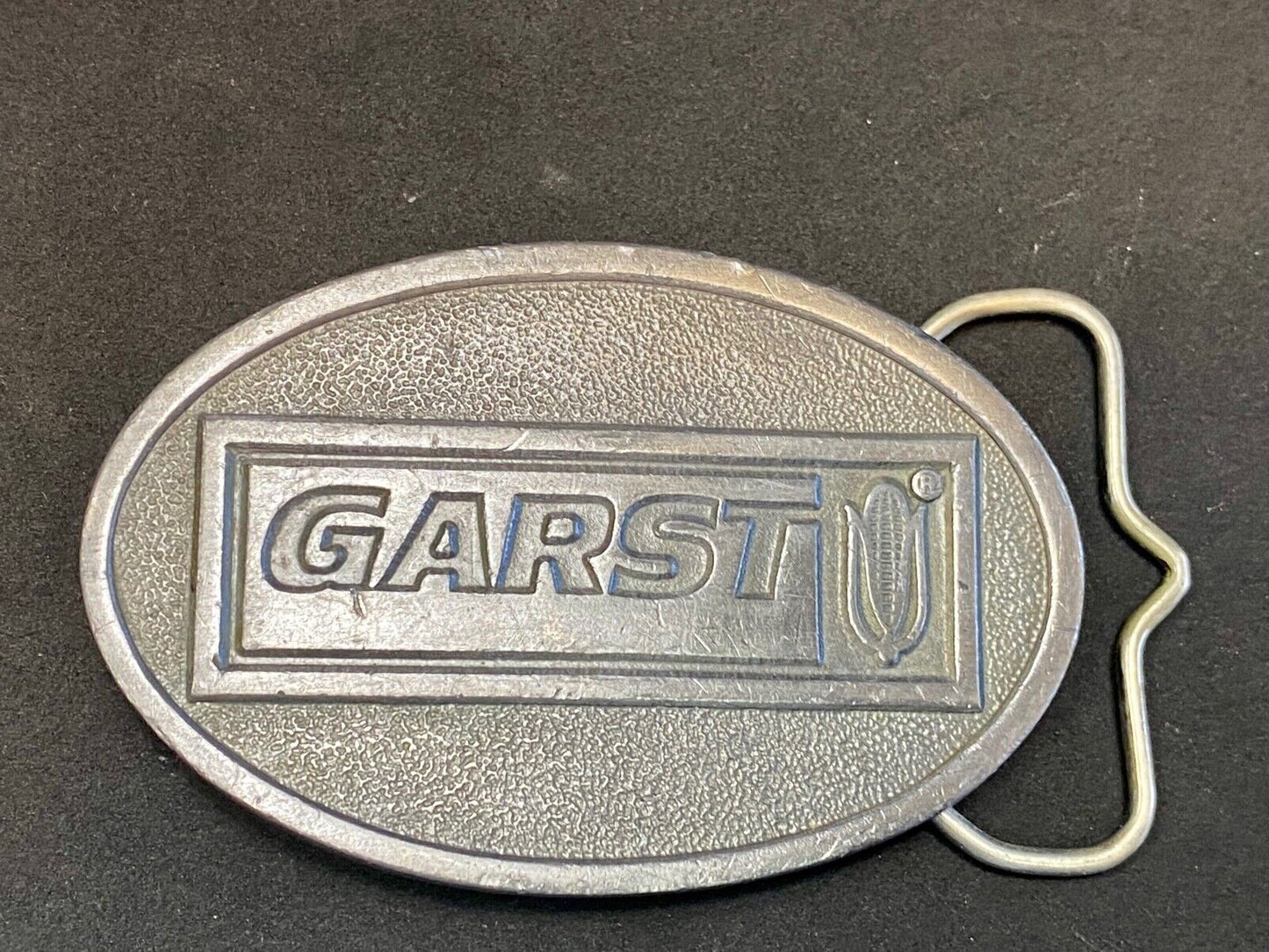 Vintage Garst Seed Belt Buckle Ffa Agriculture Farming Farm Coon Rapids Iowa