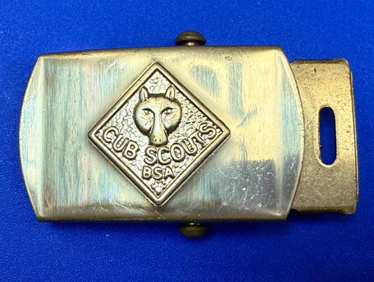 Vintage Cub Scouts Uniform BSA Replacement Solid Brass Belt Buckle