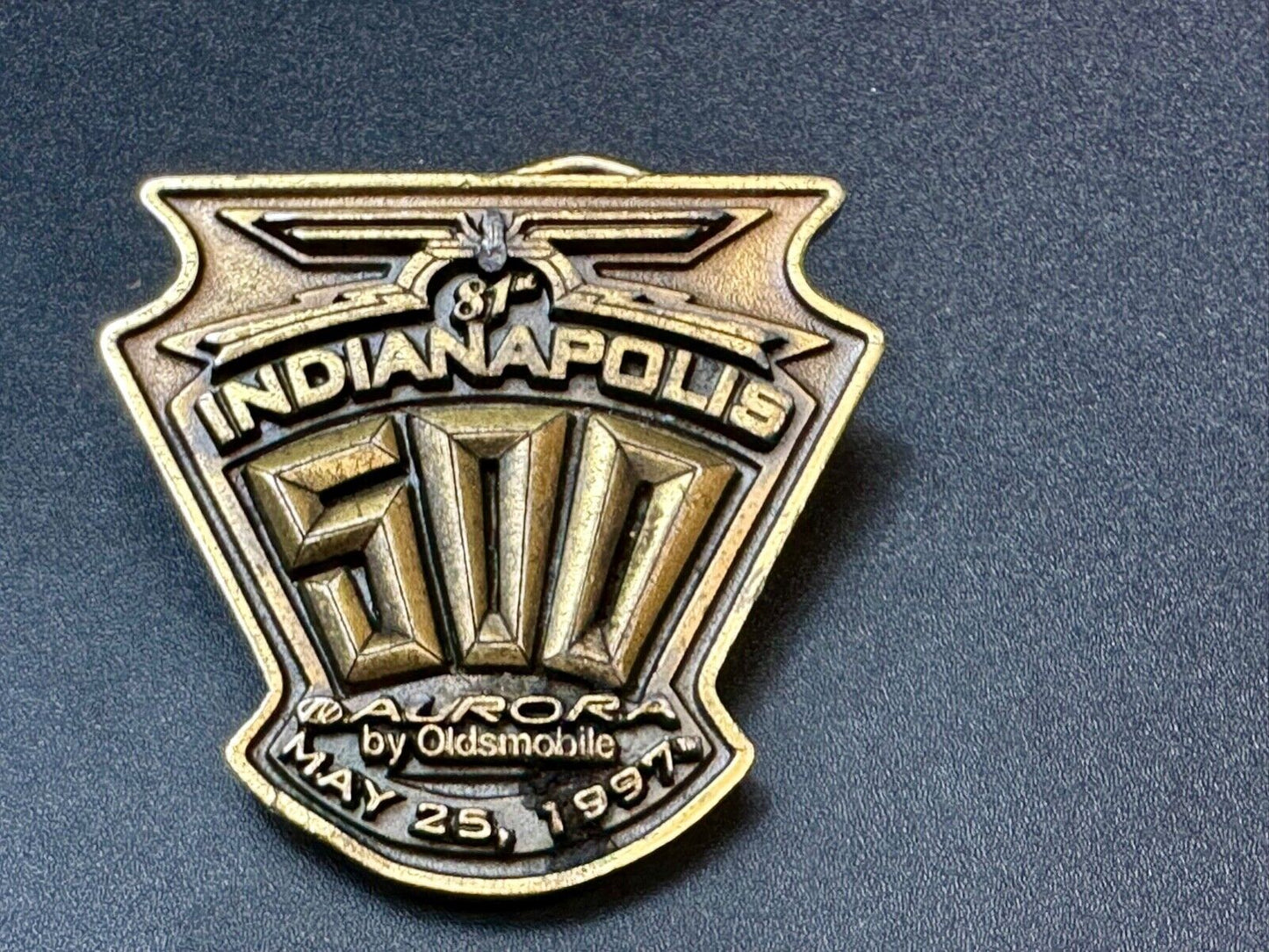 81st Indianapolis 500 Race Aurora Oldsmobile 1997 Siskiyou belt buckle