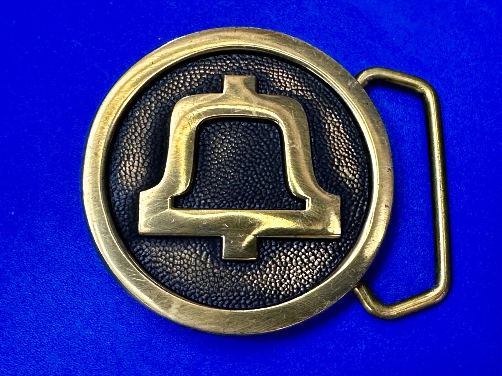 Bell System Telephone Telegraph Company Solid Brass Vintage 1978 BTS Belt Buckle