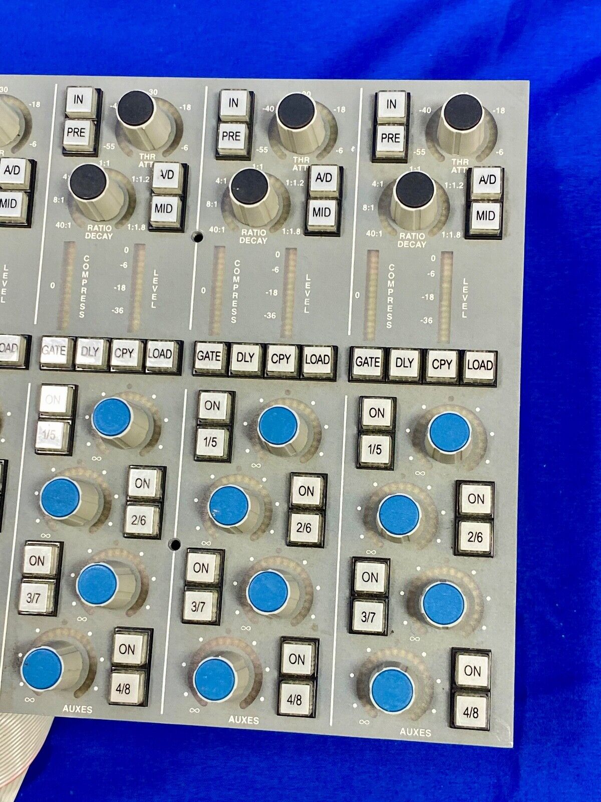 Aux Dynamics Tile from Solid State Logic Aysis Air + SSL A Series Console Mixer