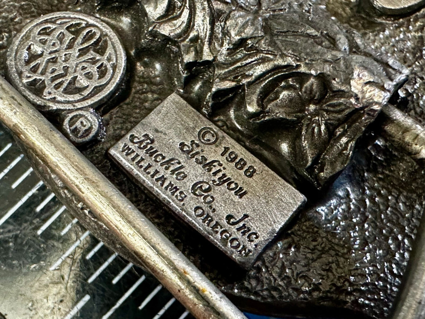 Telephone Lineman Line Electrical Worker Commemorative 1988 Siskiyou Belt Buckle