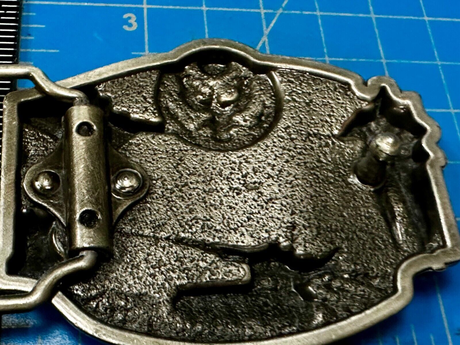 US Army United States Patriotic Soldiers Tanks Raised USA Eagle Belt Buckle