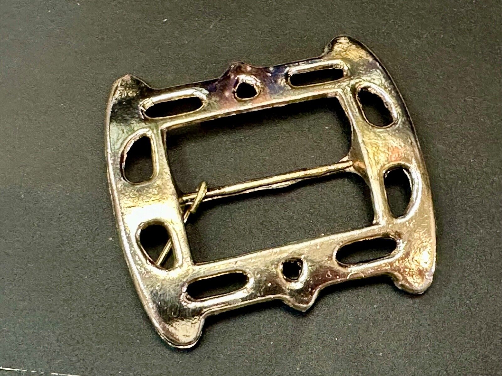 Victorian Vibe see through Rectangular center bar replacement belt buckle