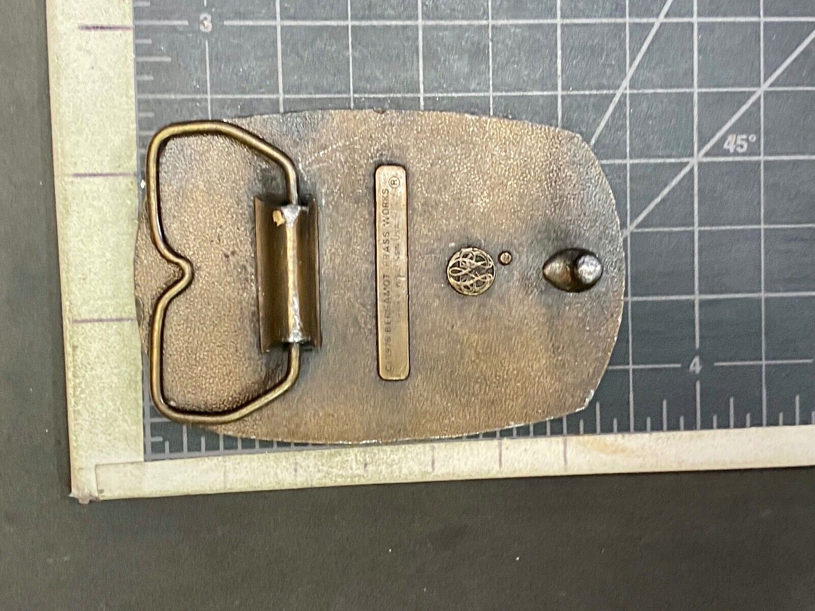 Vintage 1976 - Gehl Showdown - Skid Steer Loader Baler - Co Belt Buckle 