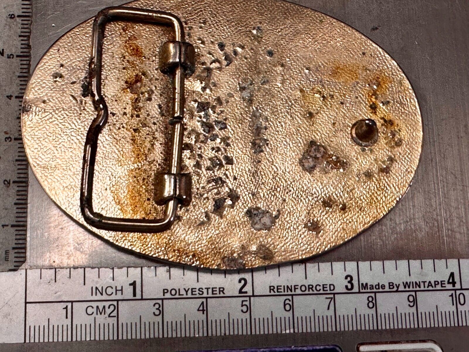 The Great Seal of Oklahoma 1907 Commemorative Vintage Belt Buckle