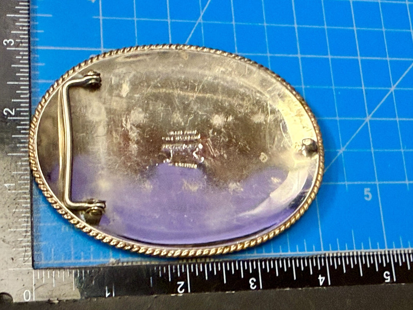 Tuba City High School Rodeo B-K Silversmiths Award Trophy Belt Buckle