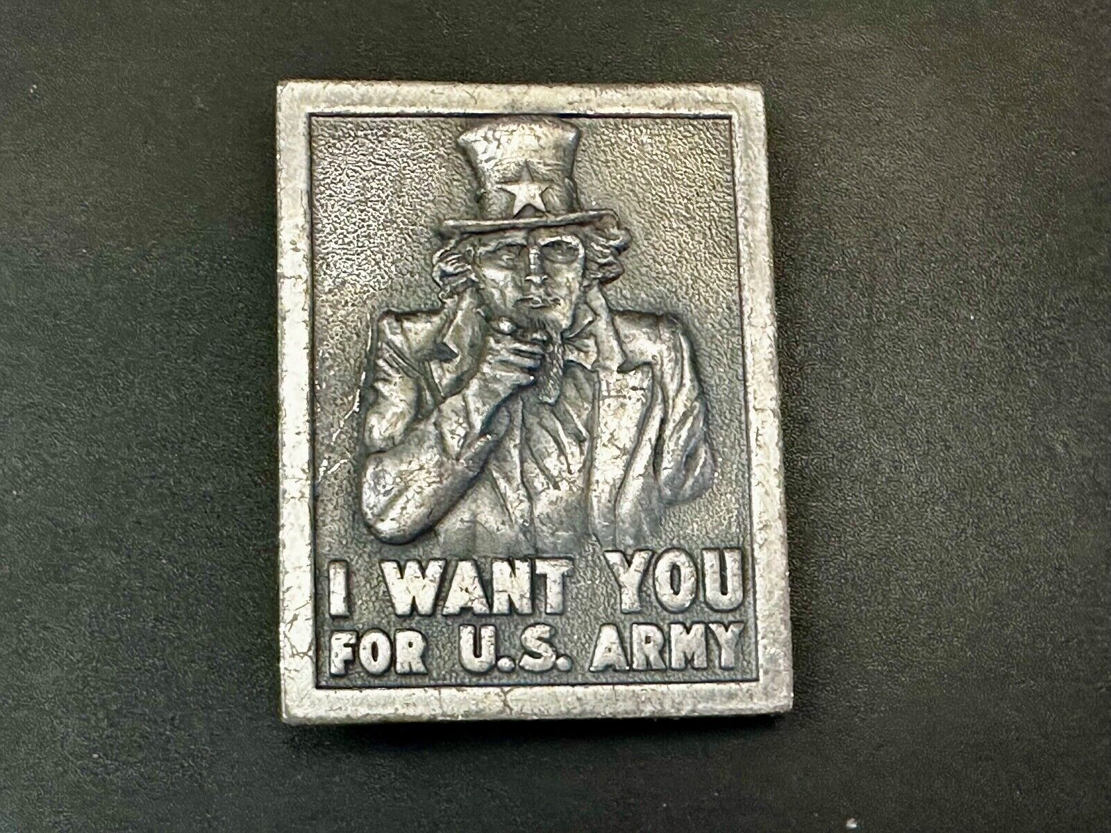 Uncle Sam Poster -I Want You for US Army Belt Buckle 1976 Bergamot Belt Buckle