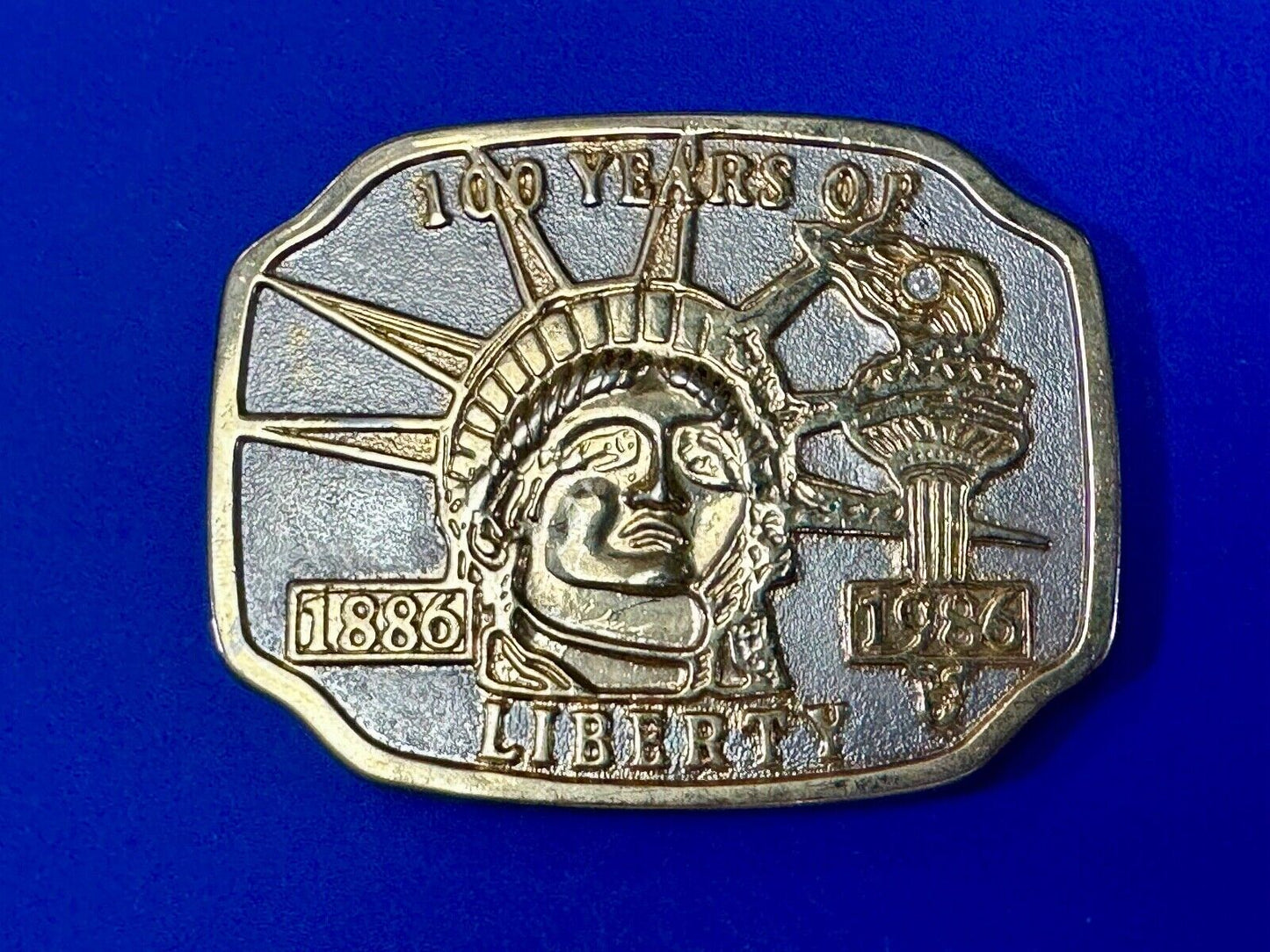 100 years of The Statue of Liberty New York City Commemorative  belt buckle