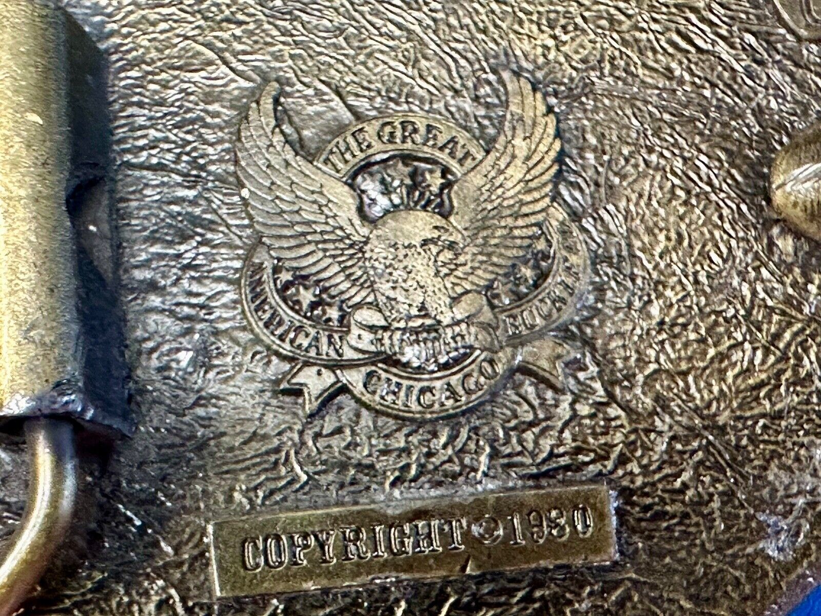 Americas Great Farmland vintage 1980 Great American vintage belt buckle Co