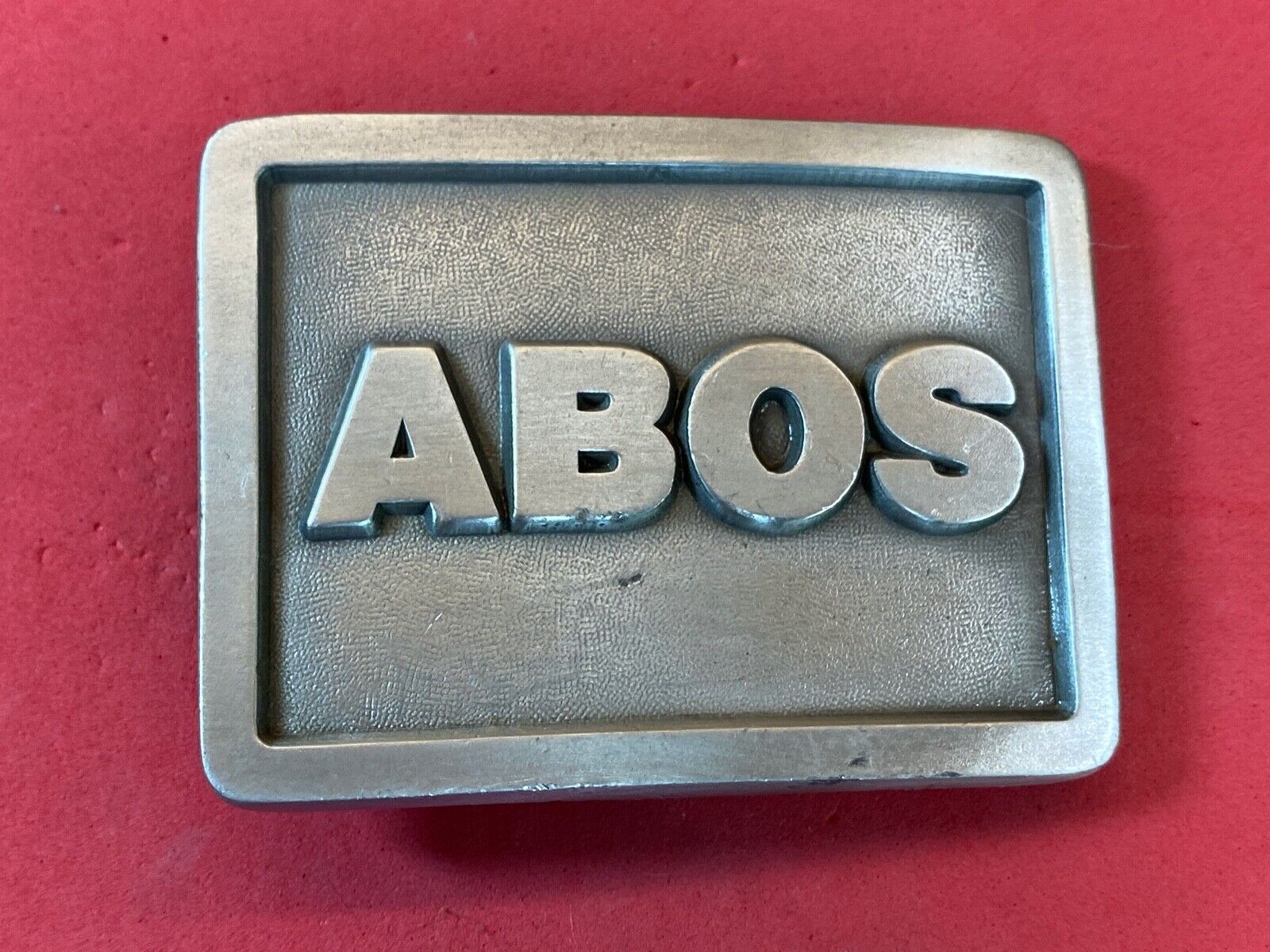 Abos American Board Of Orthopaedic Surgery? Vintage Solid Pewter Belt Buckle  - 