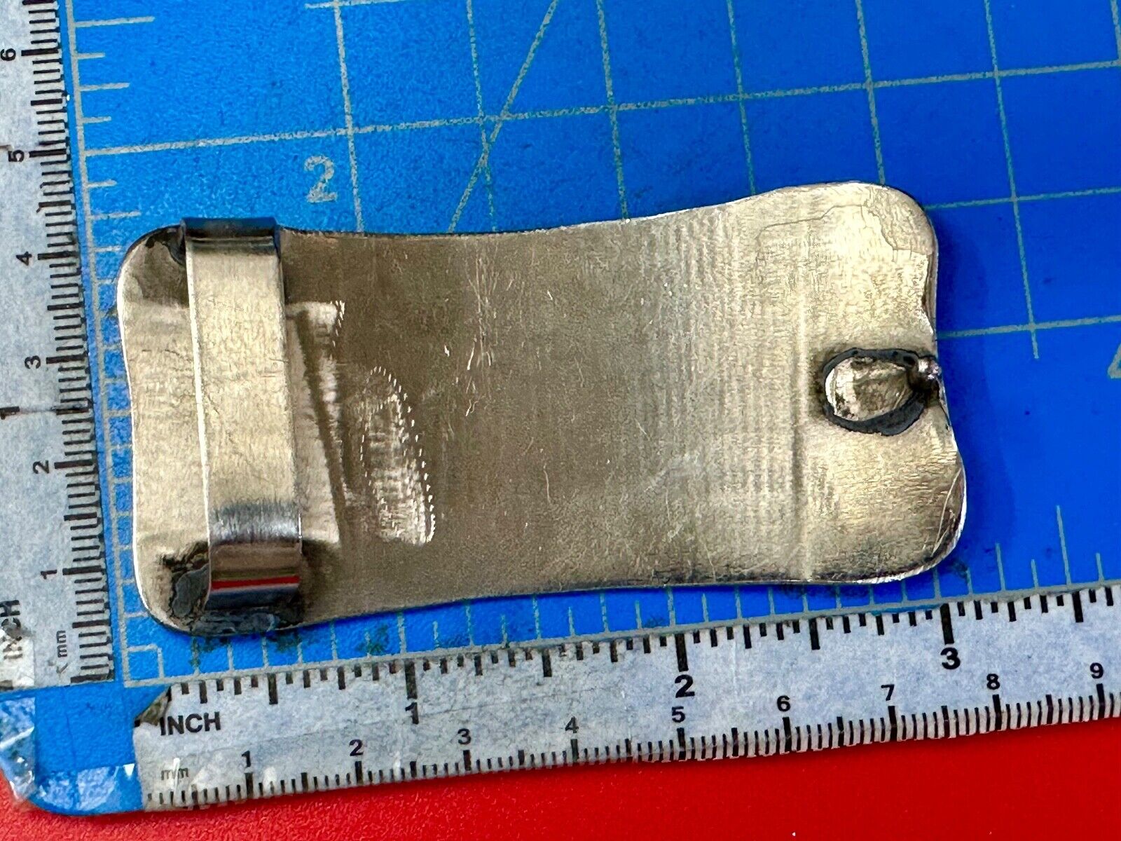 Unique Silver tone Flowing Flower Theme? belt buckle w/ blnak banner to engrave