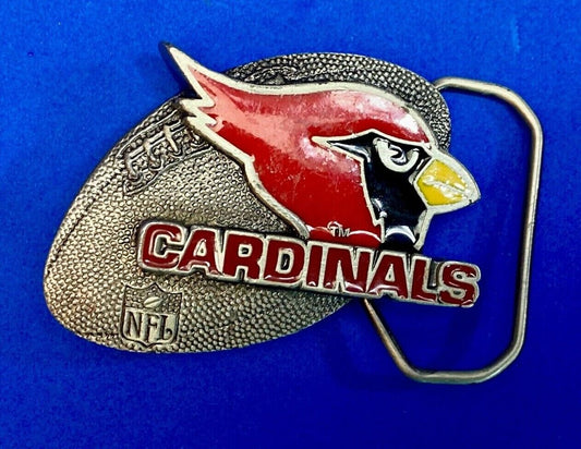 Vintage 1994 Phoenix Arizona Cardinals Nfl Sports Football Team Belt Buckle 