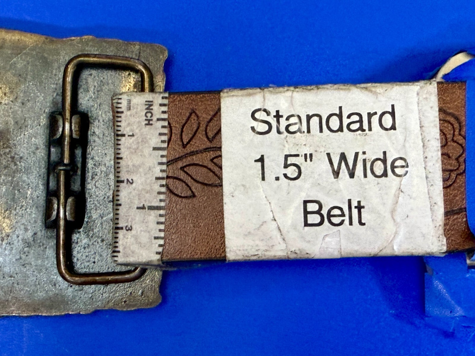 ALASKA The Great Land Vintage State Commemorative Brass Tone Vintage Belt Buckle