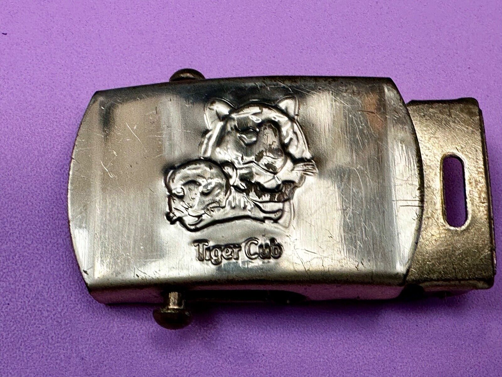 Tiger Cub Scout Replacement Solid Brass USA made Uniform Belt Buckle