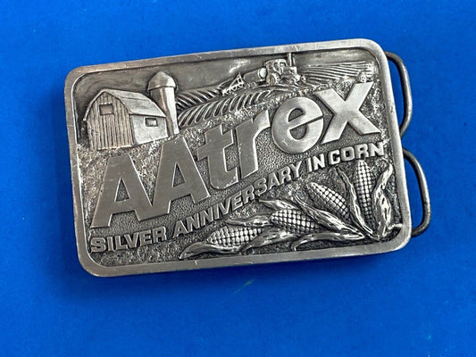 Aatrex Herbicide Belt Buckle 25Th Anniversary Corn Sprayer Farm Tractor Planter