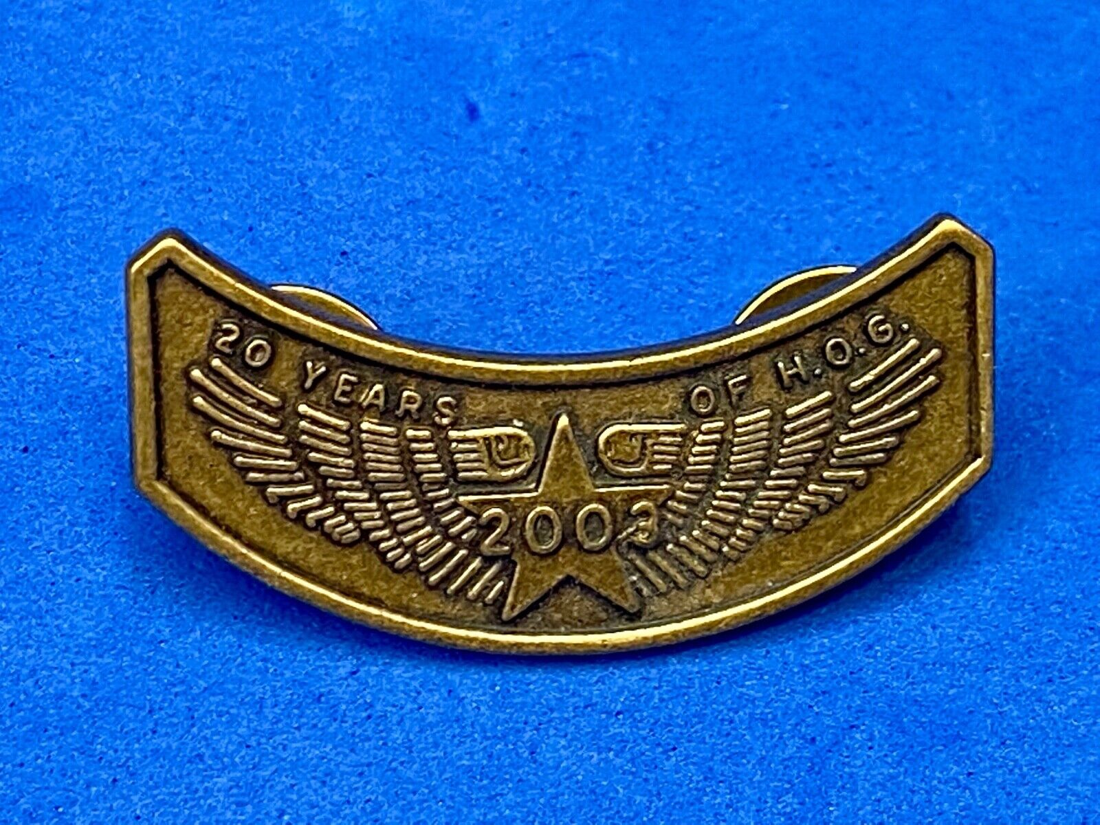 2003, 20 years! Harley Davidson HOG Harley Owners Group Motorcycles Pin 