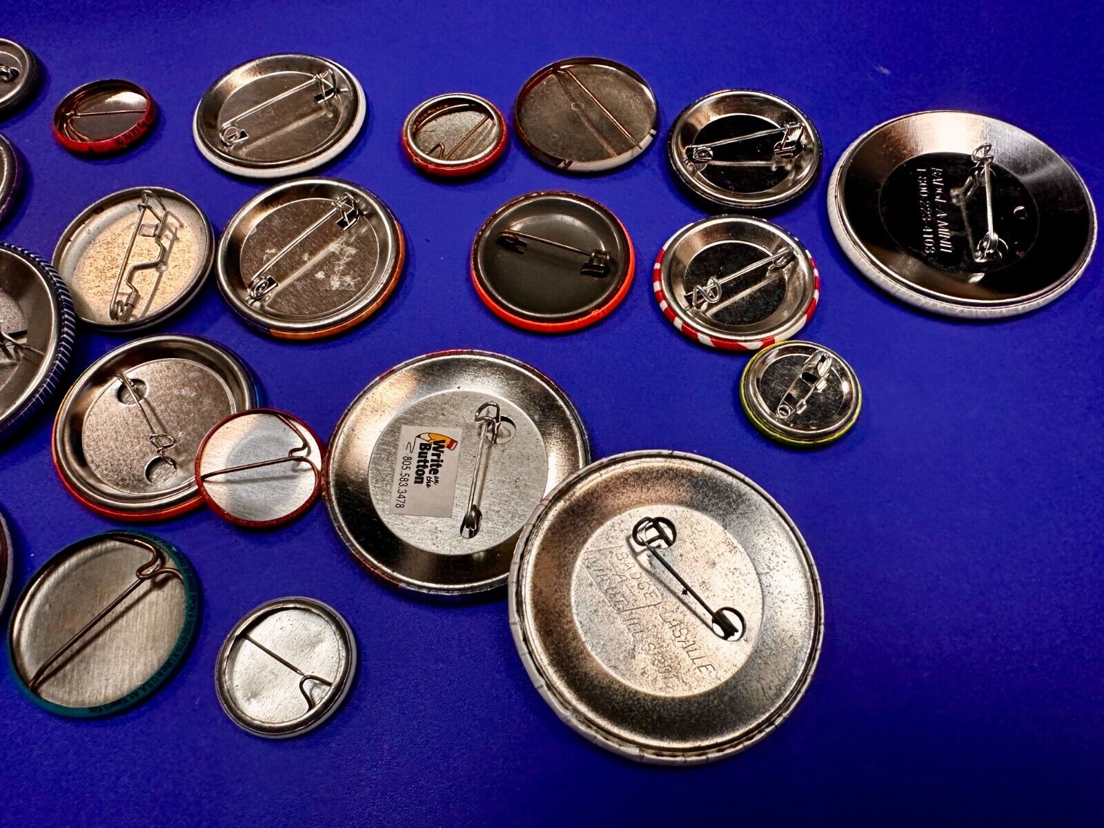 20 Religious Button Pins Pinbacks Mixed Lot Grab Bag Resale Gifts!