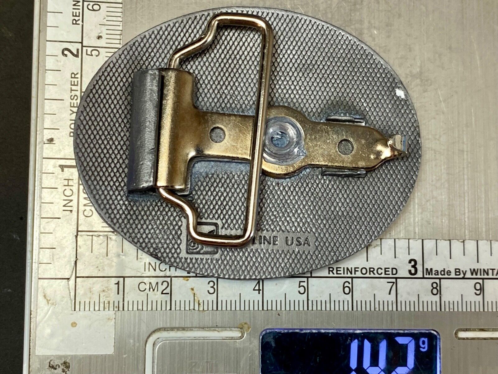 American Aggregates Vintage Safety award belt buckle by Hit-Line USA