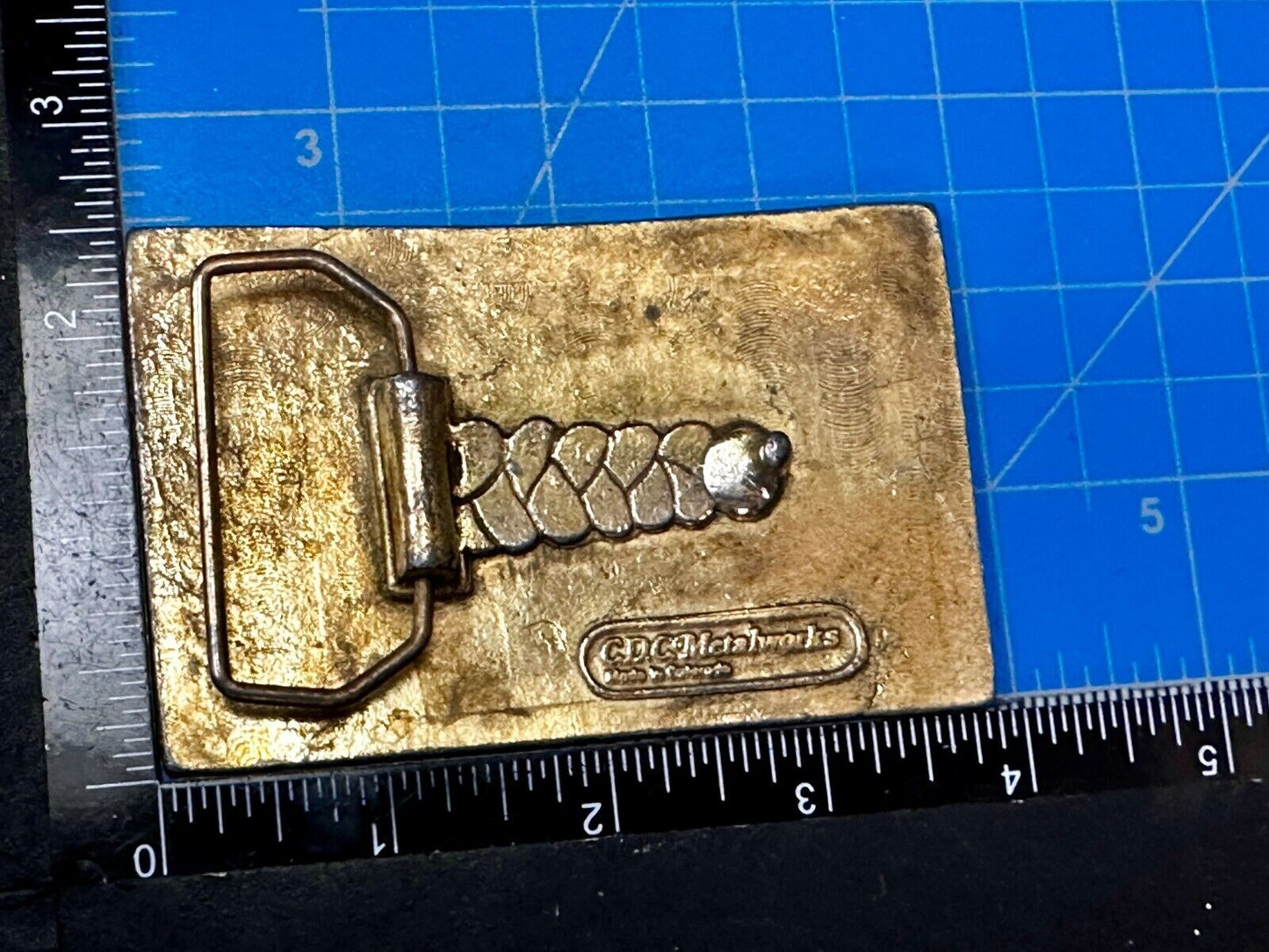 50 Cents Note 1863 Confederate States of America Belt Buckle by CDC Metal Works