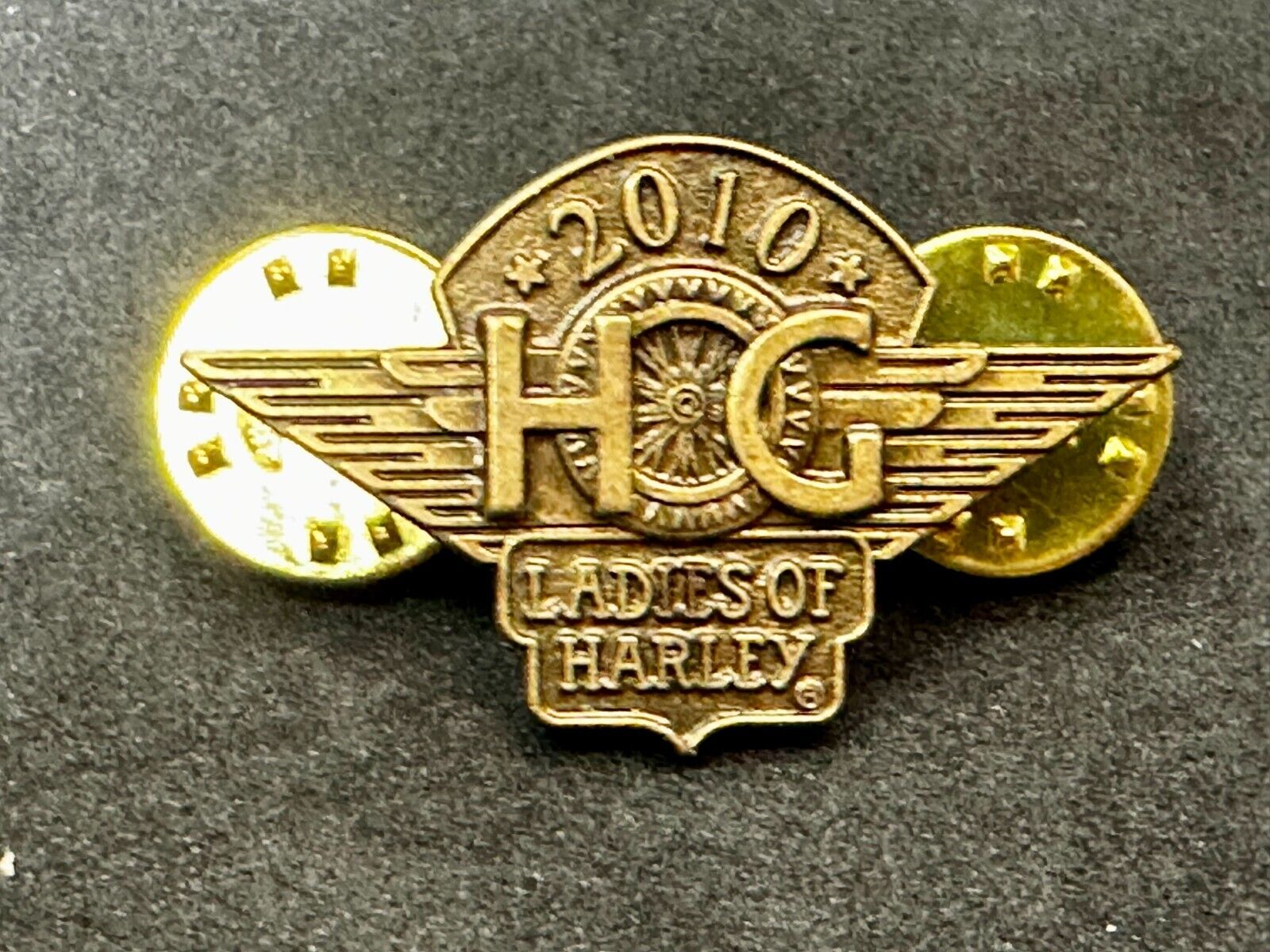 2010 Ladies of Harley Davidson Owners Group HOG Pin for Jacket or Vest
