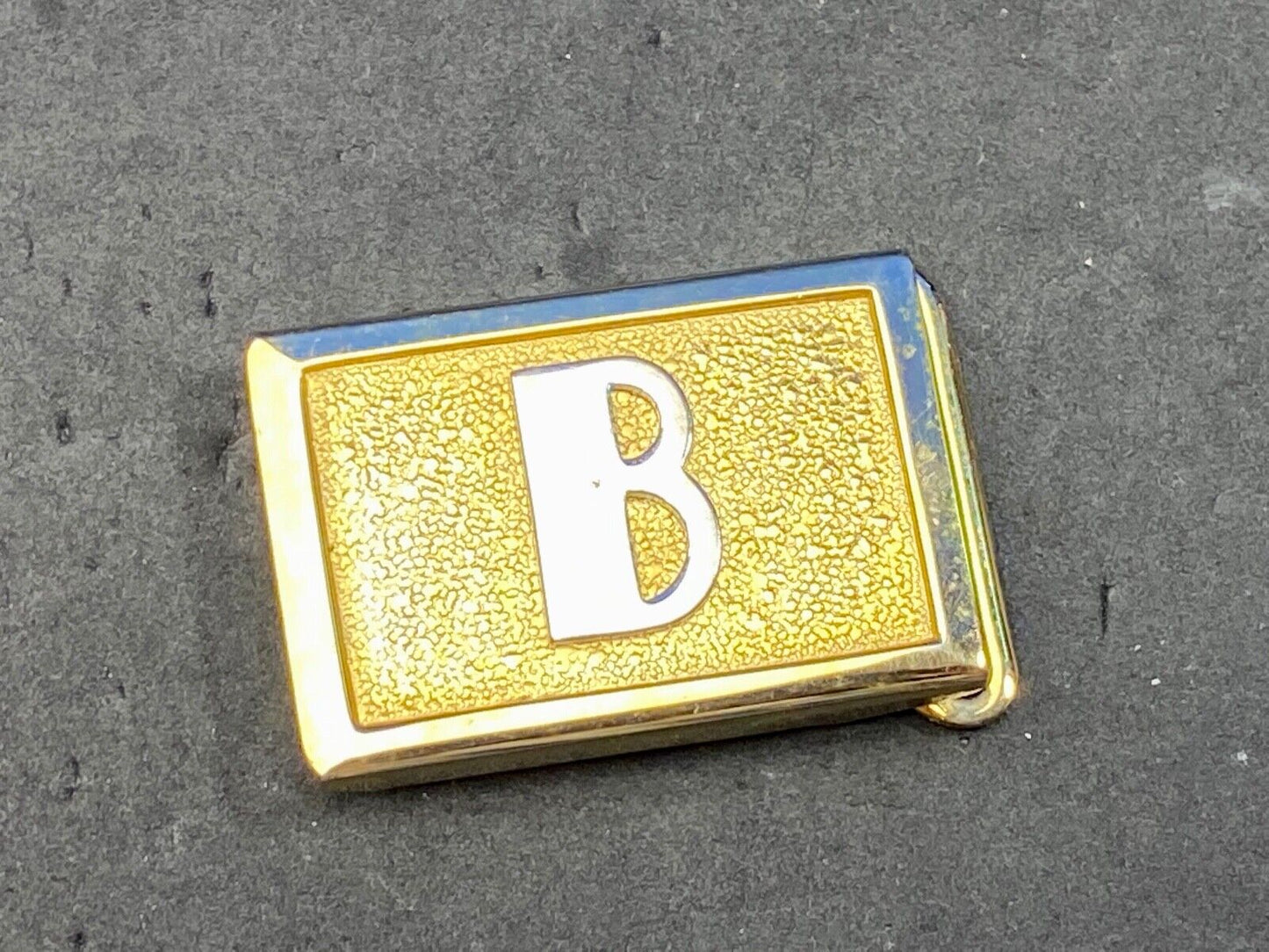 Vintage Letter B Initial Pioneer Brand Monogrammed Petite Belt Buckle 