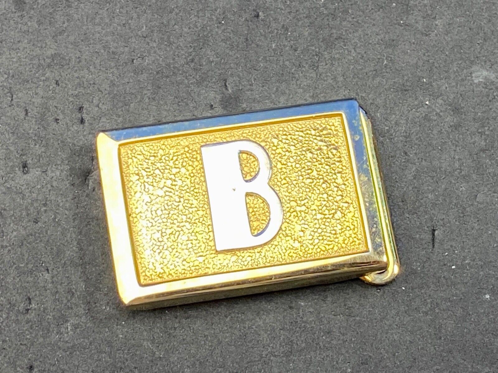 Vintage Letter B Initial Pioneer Brand Monogrammed Petite Belt Buckle 