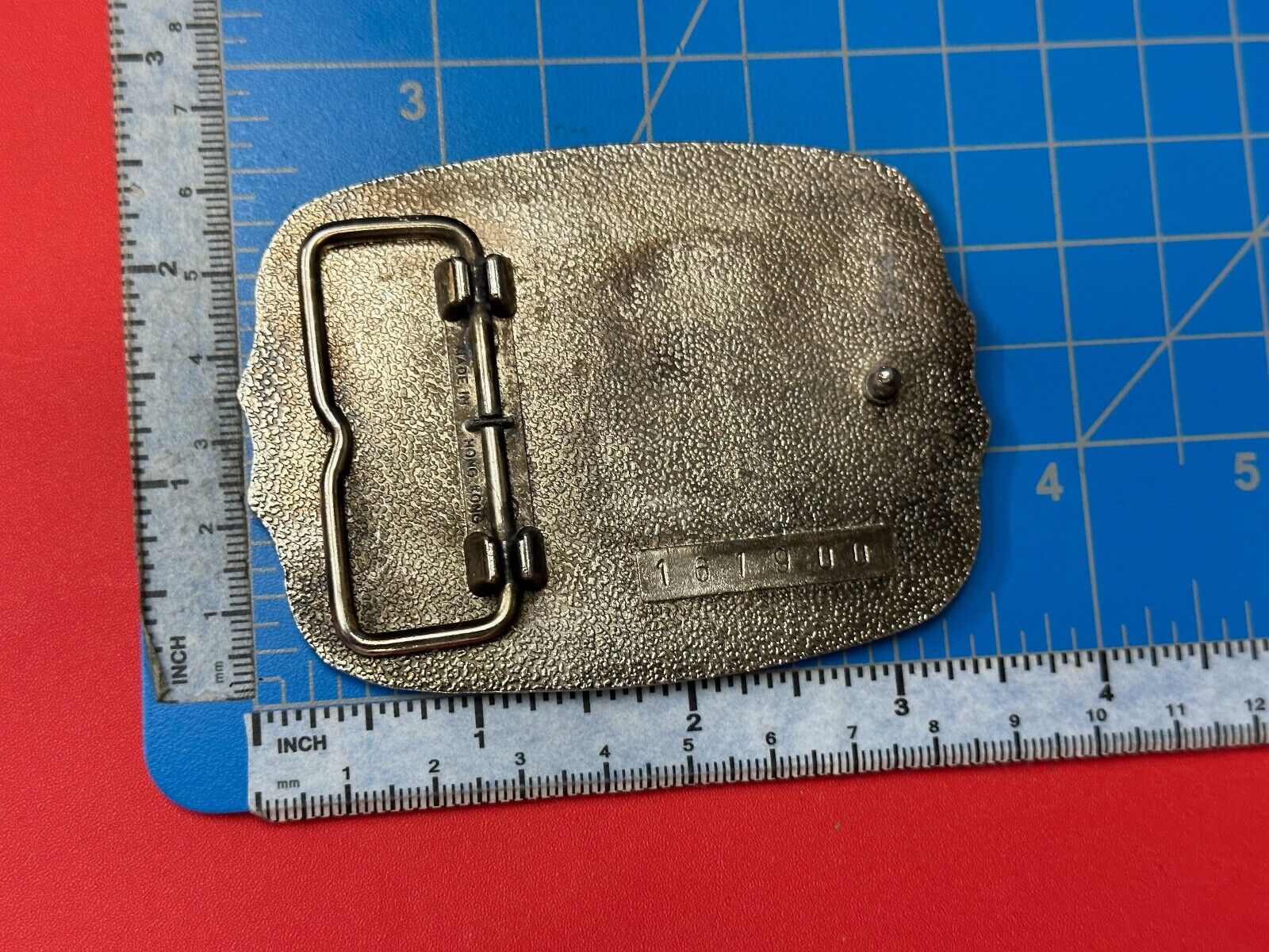 Patriotic American Eagle Hunting Diving Flying over USA Mountainside belt buckle