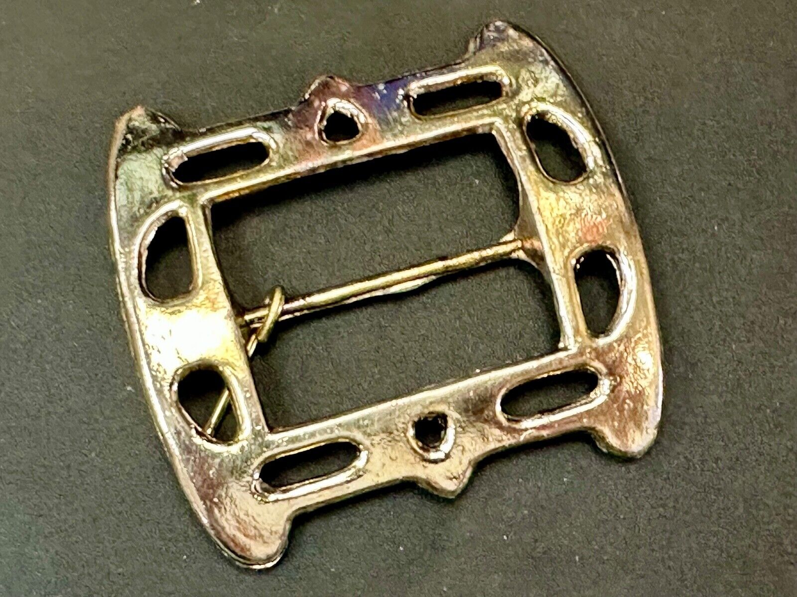 Victorian Vibe see through Rectangular center bar replacement belt buckle