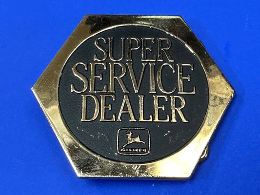 1988 John Deere & Co  Tractor Super Service Dealer Vintage belt buckle