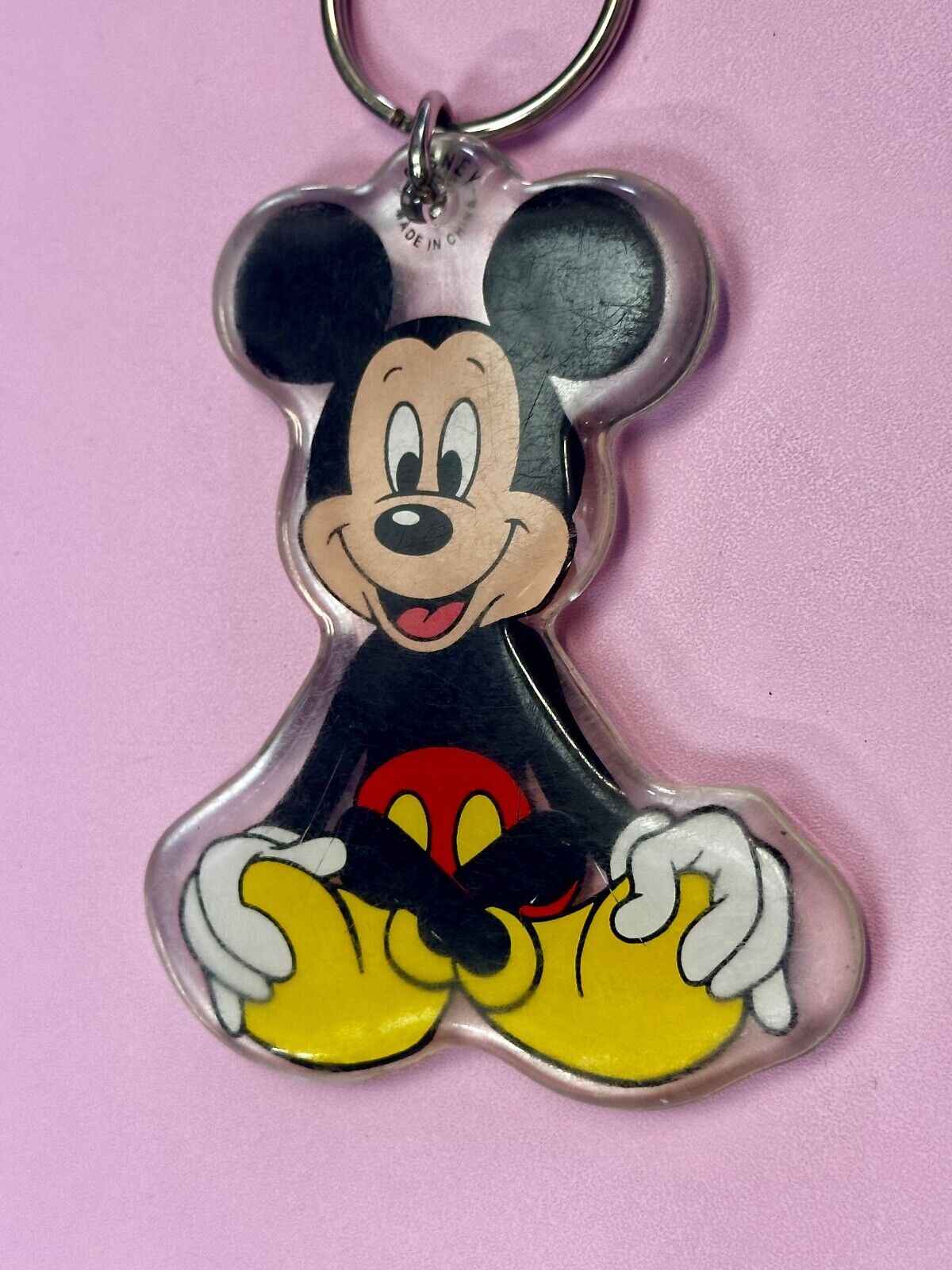 Adorable Mickey Mouse Disney Souvenir Keychain, Key Chain Ring