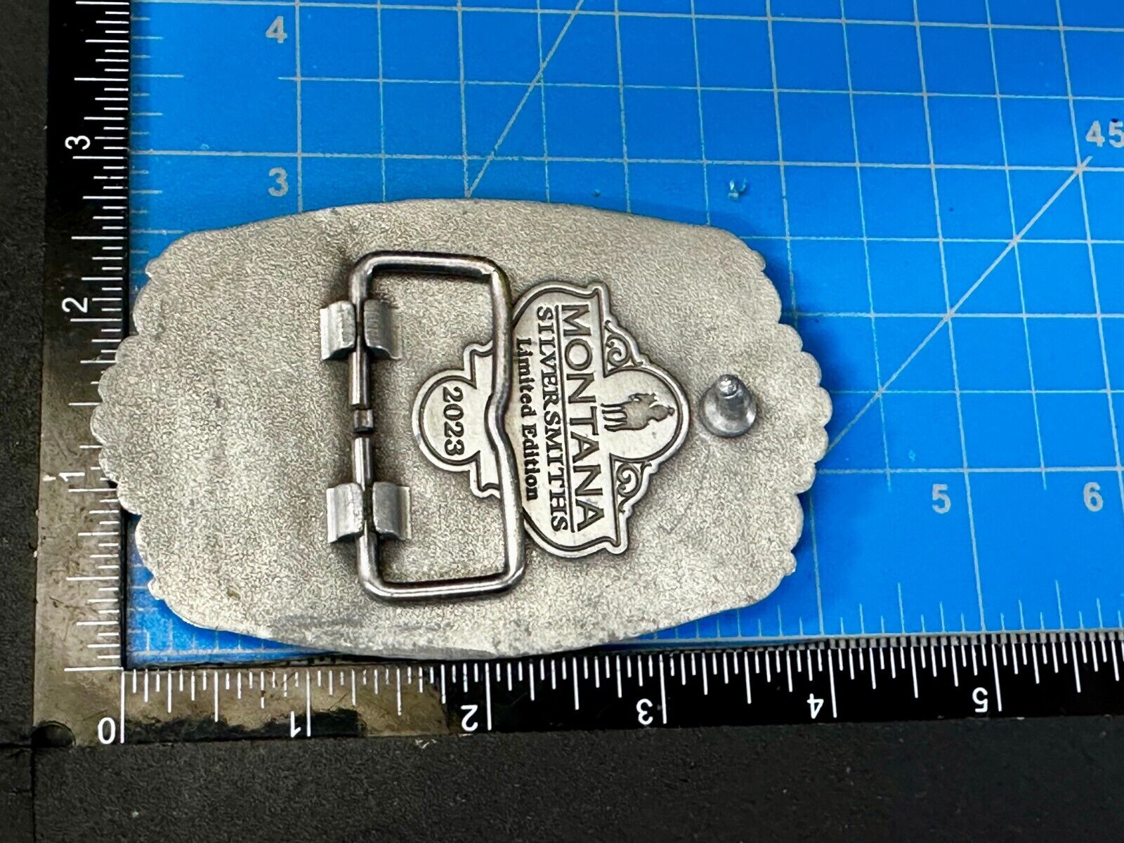 2023 Pendleton whiskey Let'er Buck Rodeo Cowboy Montana Silversmiths Belt Buckle