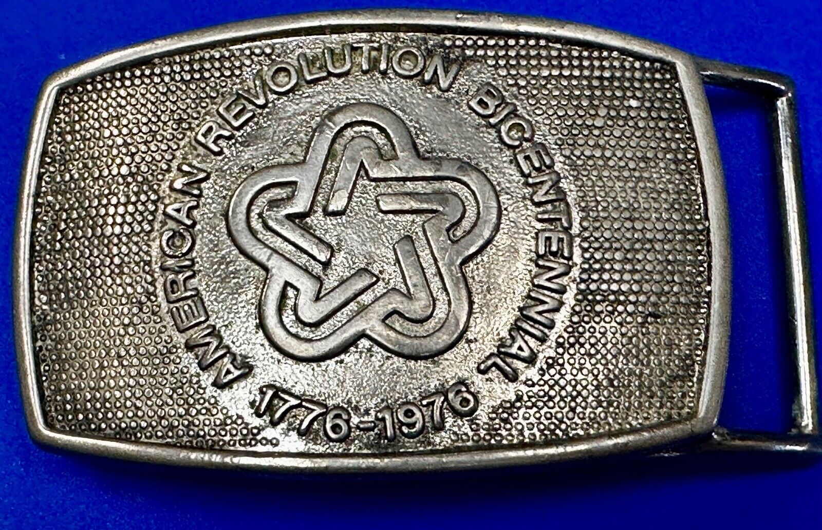 American Revolution Patriotic Bicentennial 200 Year Celebration Belt Buckle