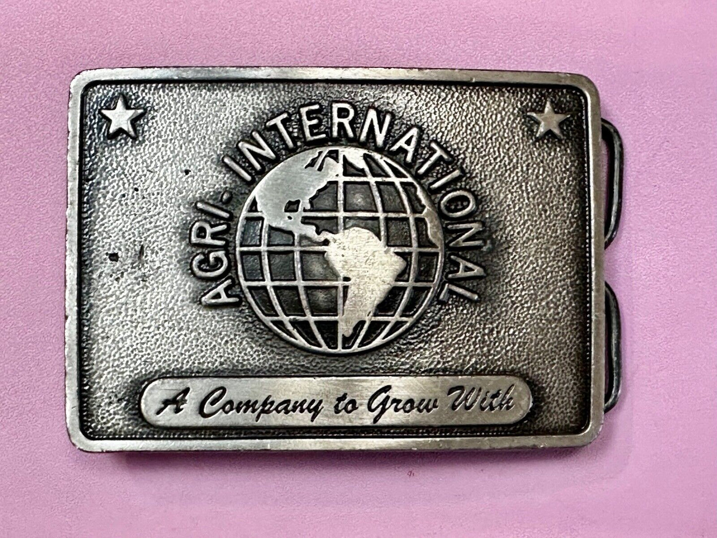 Agri International Inc Omaha NE A comma my to grow with Bergamot Belt Buckle