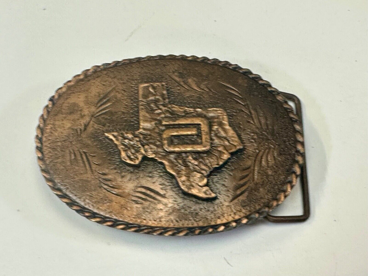Abbott Laboratories Austin Texas Hospital Products Division 1980's belt buckle