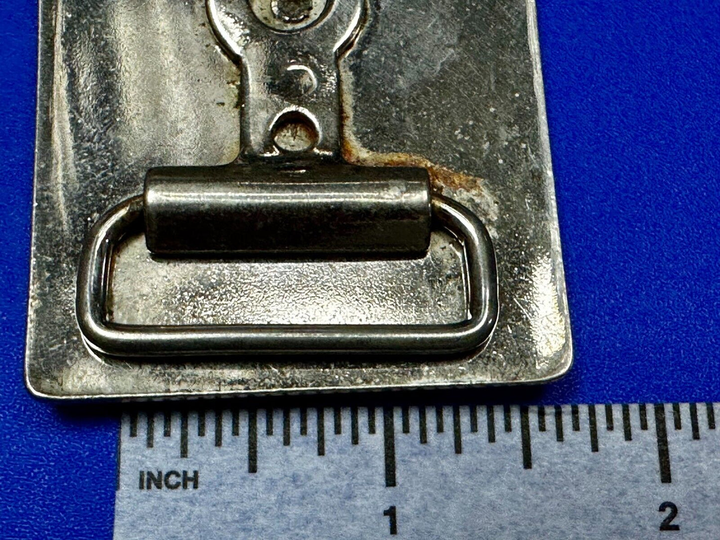 Vintage Cowboy Saddle Bronc Western Reflective Belt Buckle