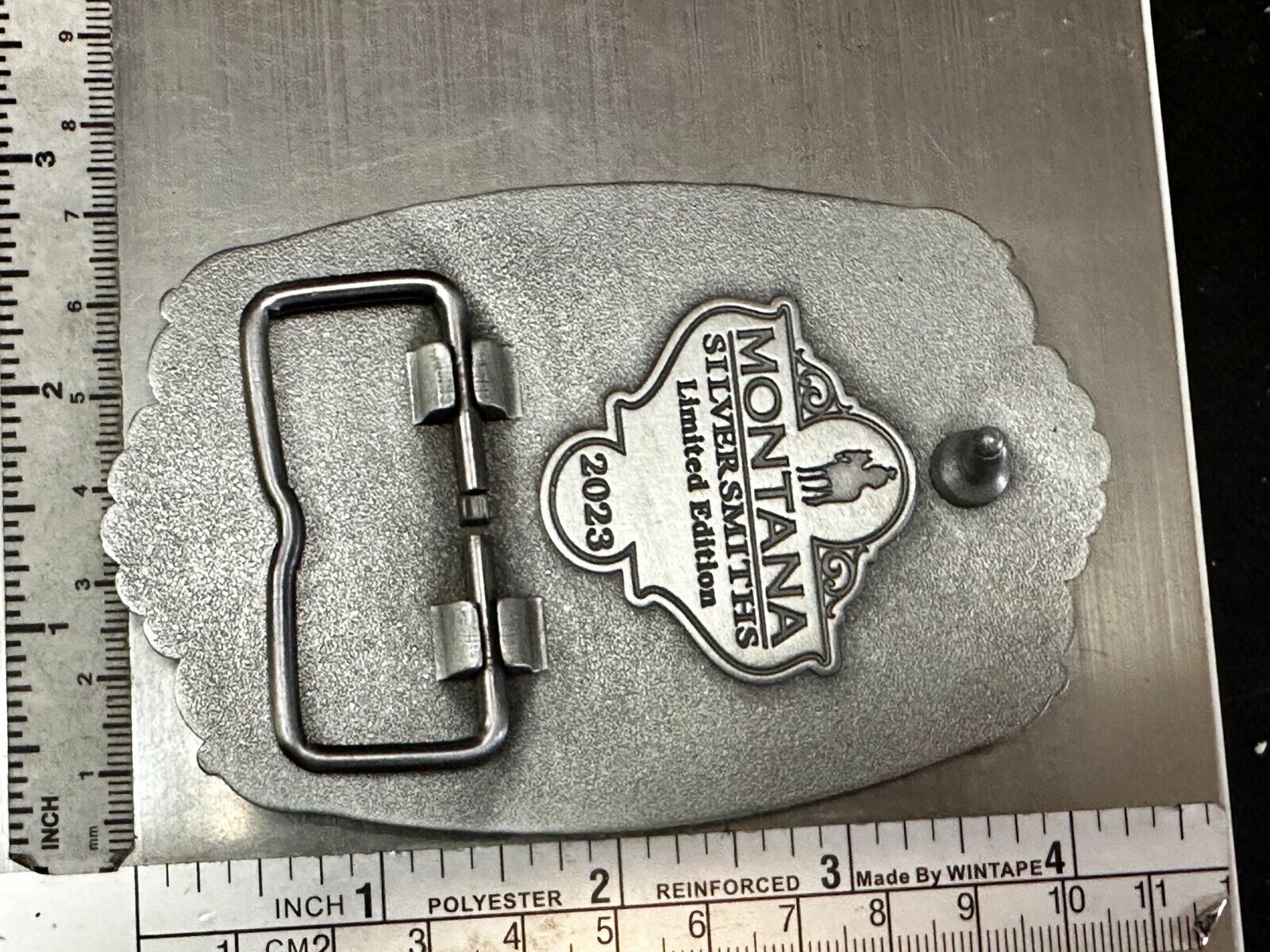 2023 Pendleton whiskey Let'er Buck Rodeo Cowboy Montana Silversmiths Belt Buckle