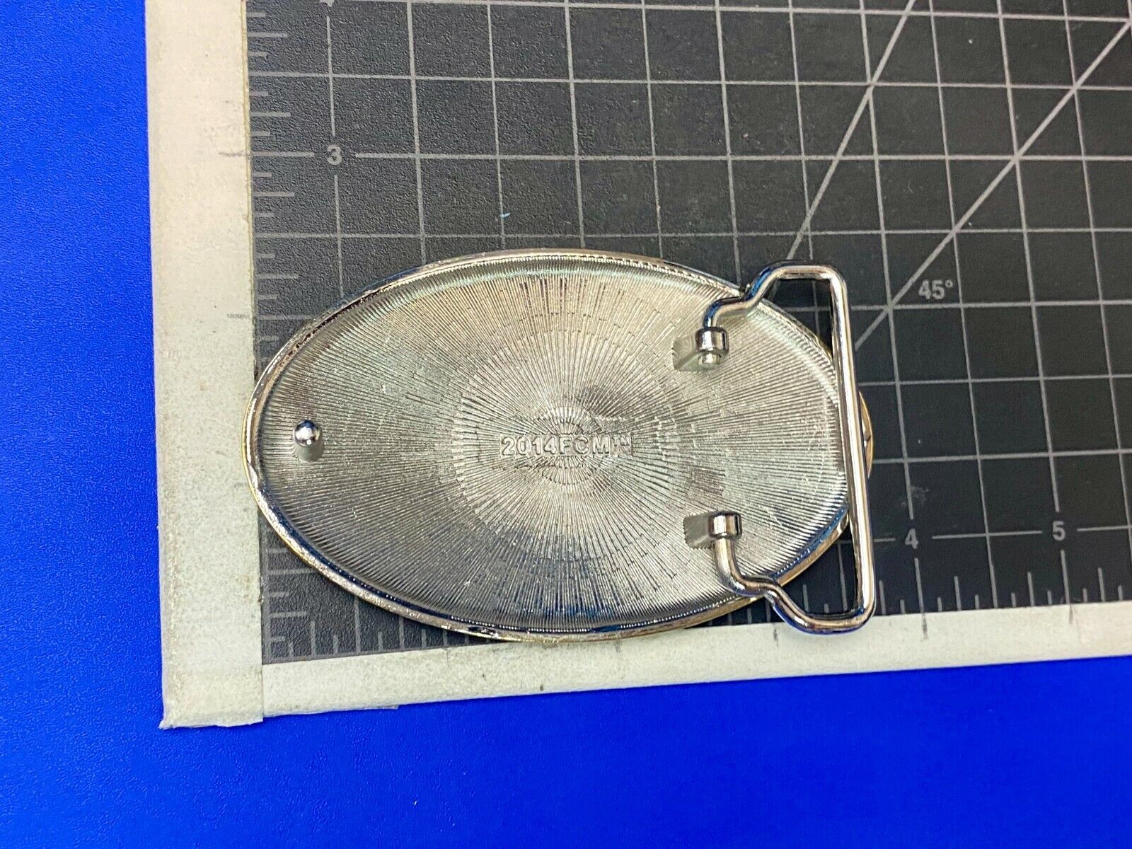 Treaty With Delaware First Commemorative Mint One Dollar Coin Belt Buckle & Coa