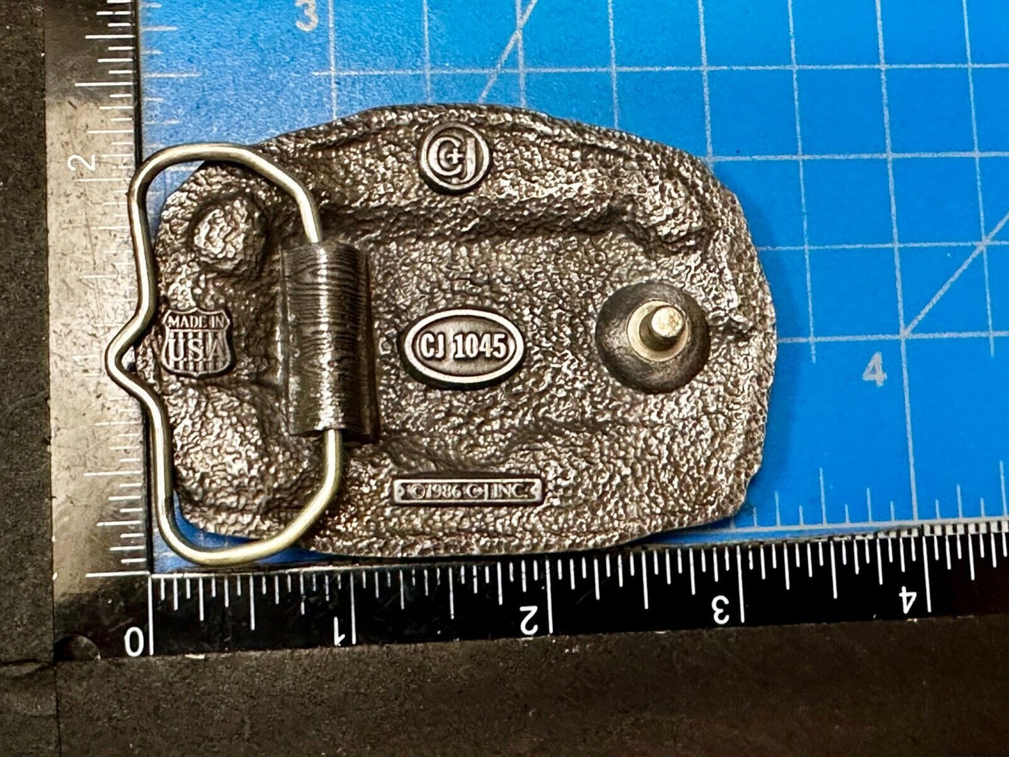 Train Rail Road Durango & Silverton Narrow Gauge C+J Colorful Belt Buckle