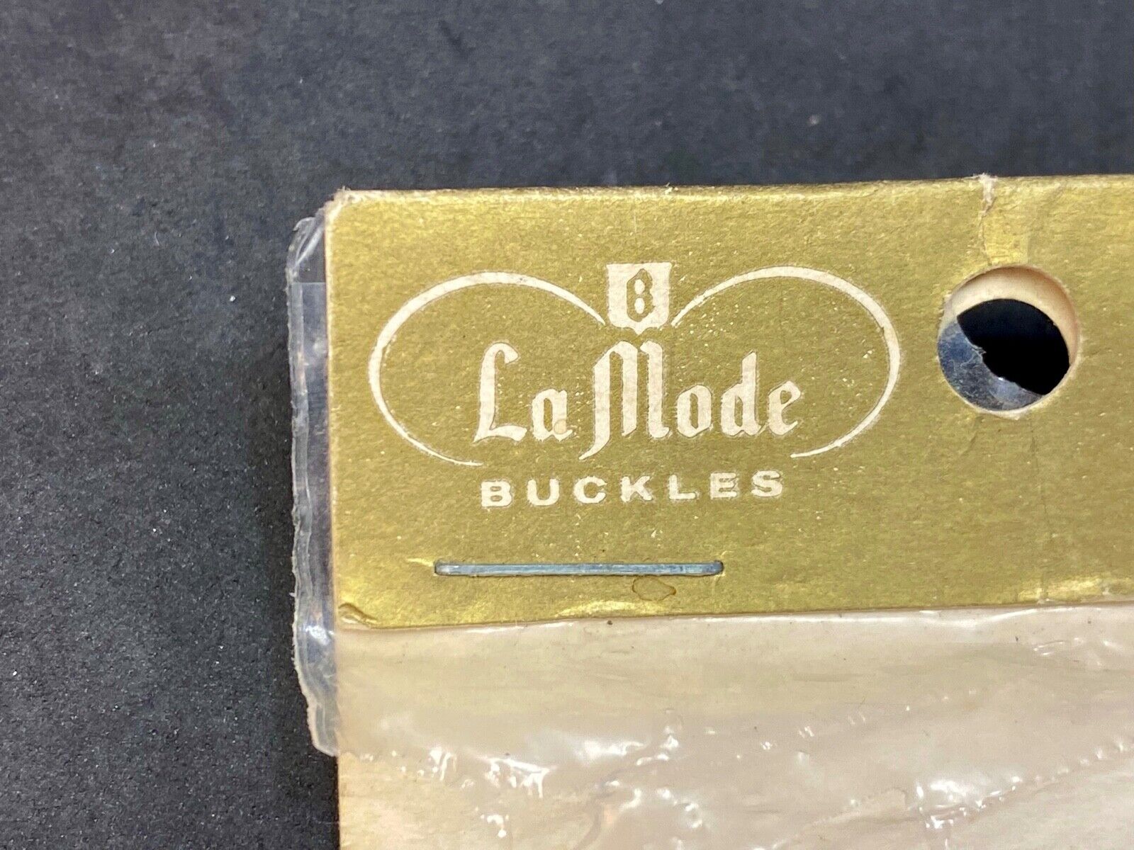 Vintage La-Mode See Through Retro Belt Buckle 