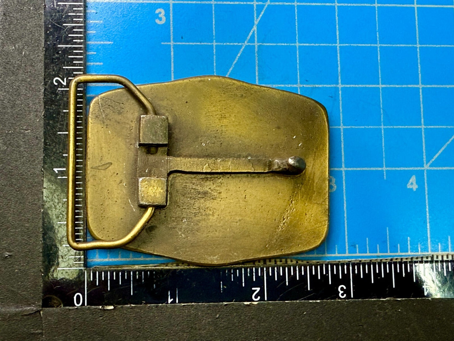 United States Army Armed Forces Commemorative Brass Tone Vintage Belt Buckle