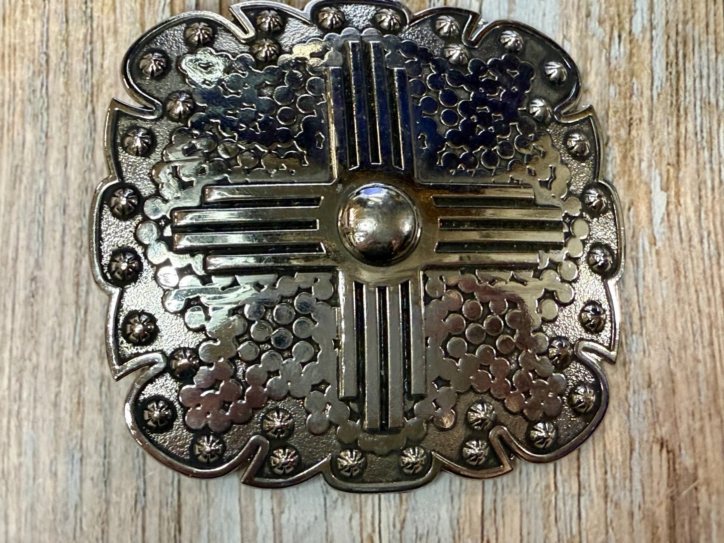 Artisan? Engraved Silver Color Western Framed Belt Buckle for 3/4" Belt 
