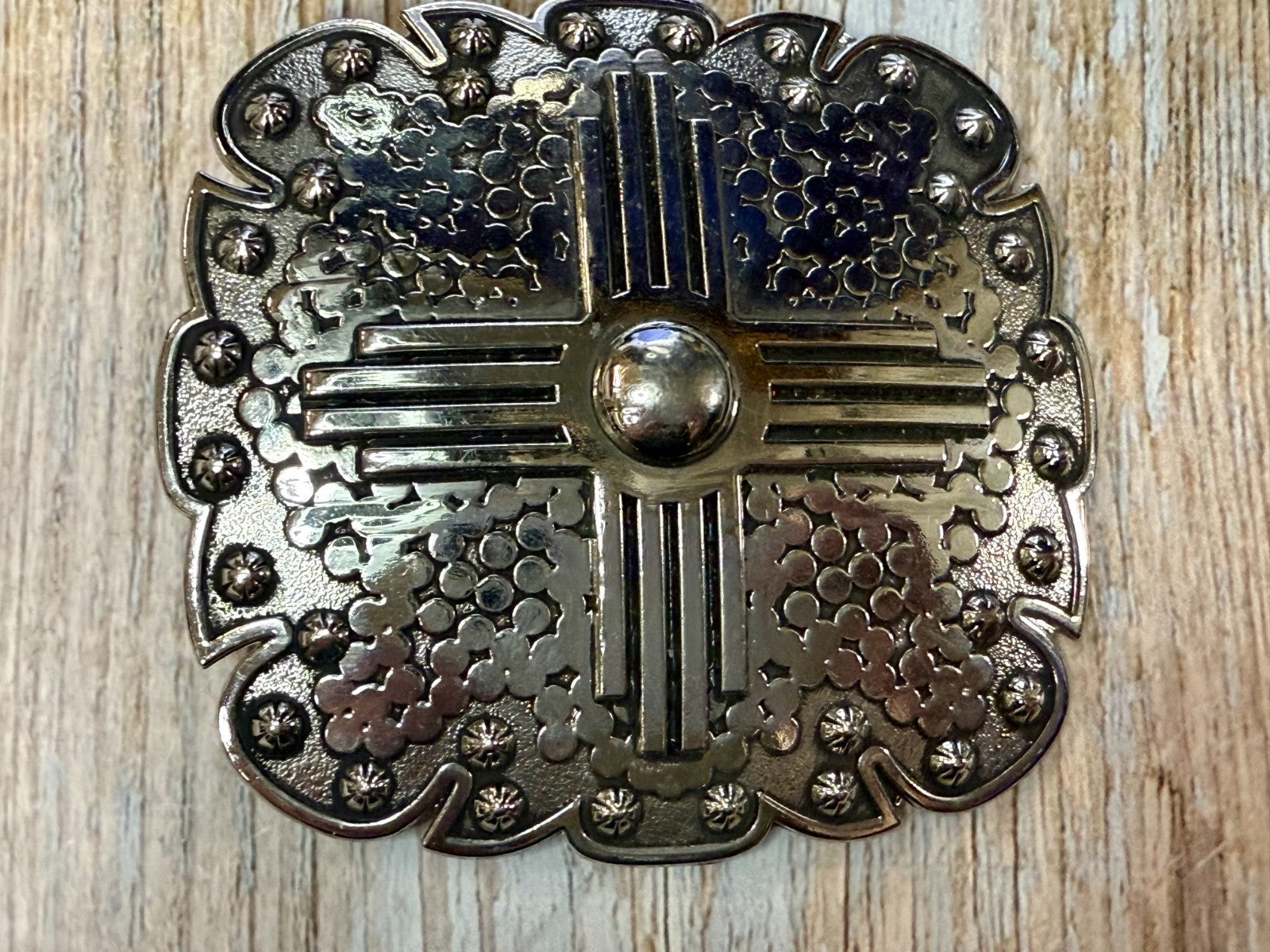 Artisan? Engraved Silver Color Western Framed Belt Buckle for 3/4" Belt 