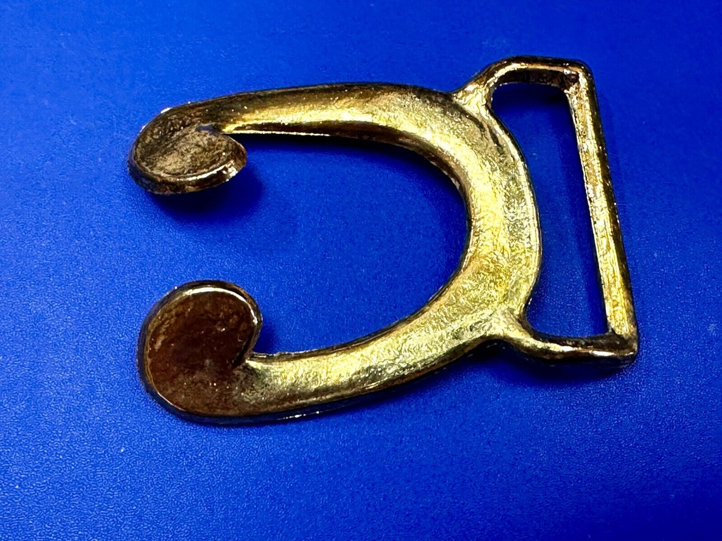 Vintage Female Connector Retro Hippy Vibe gold tone Belt Buckle