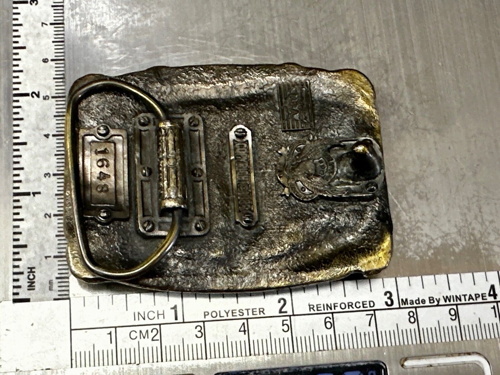 1986 The American Fire Fighter - No Sleep Tonight Vintage Belt Buckle