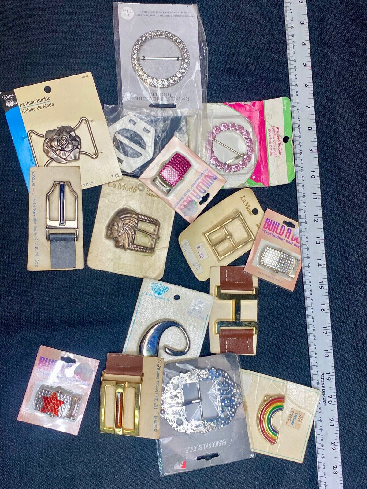 NOS Vintage TO RETRO Belt buckles scarf slides -  Lot, Grab Bag - Resale Gifts!
